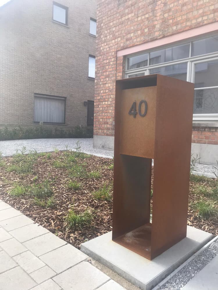 Cortenstaal Brievenbussen