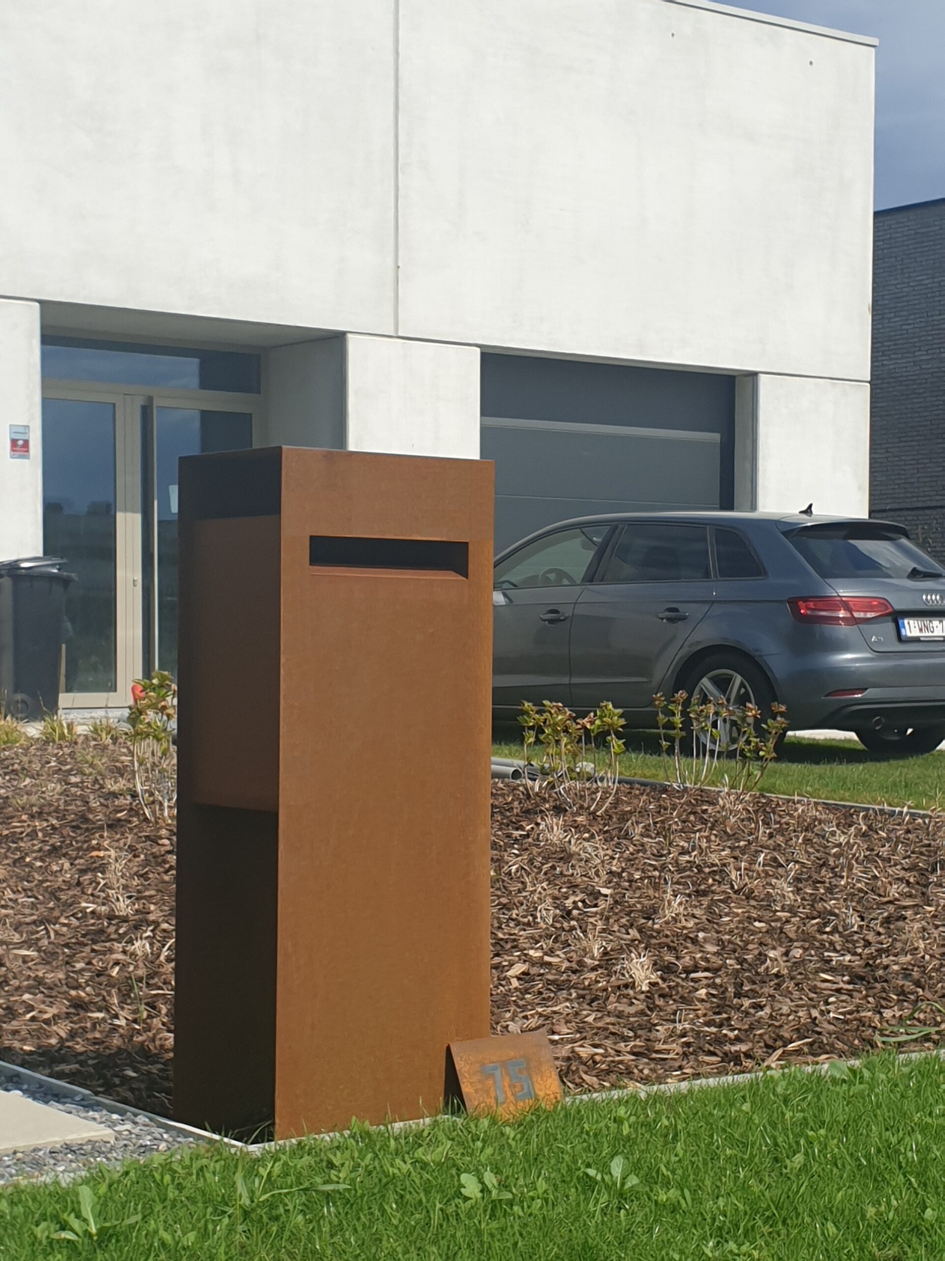 Verma_C2 Verma Corten brievenbus