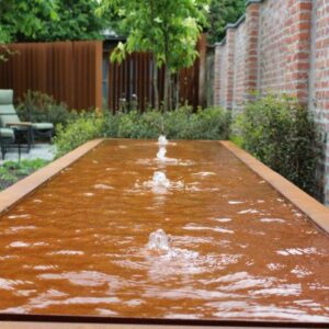 Watertafels Cortenstaal