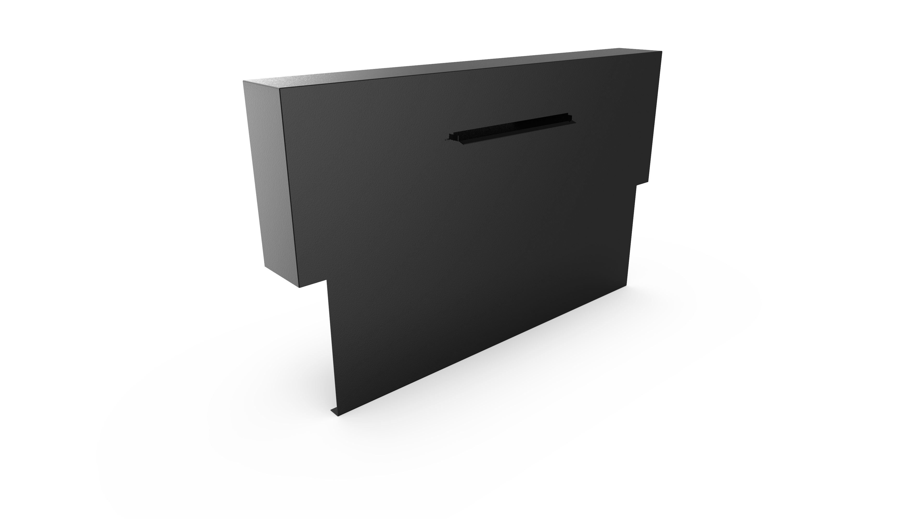 Water wall-Wall 5 Black.104 aluminium waterval Cascadi