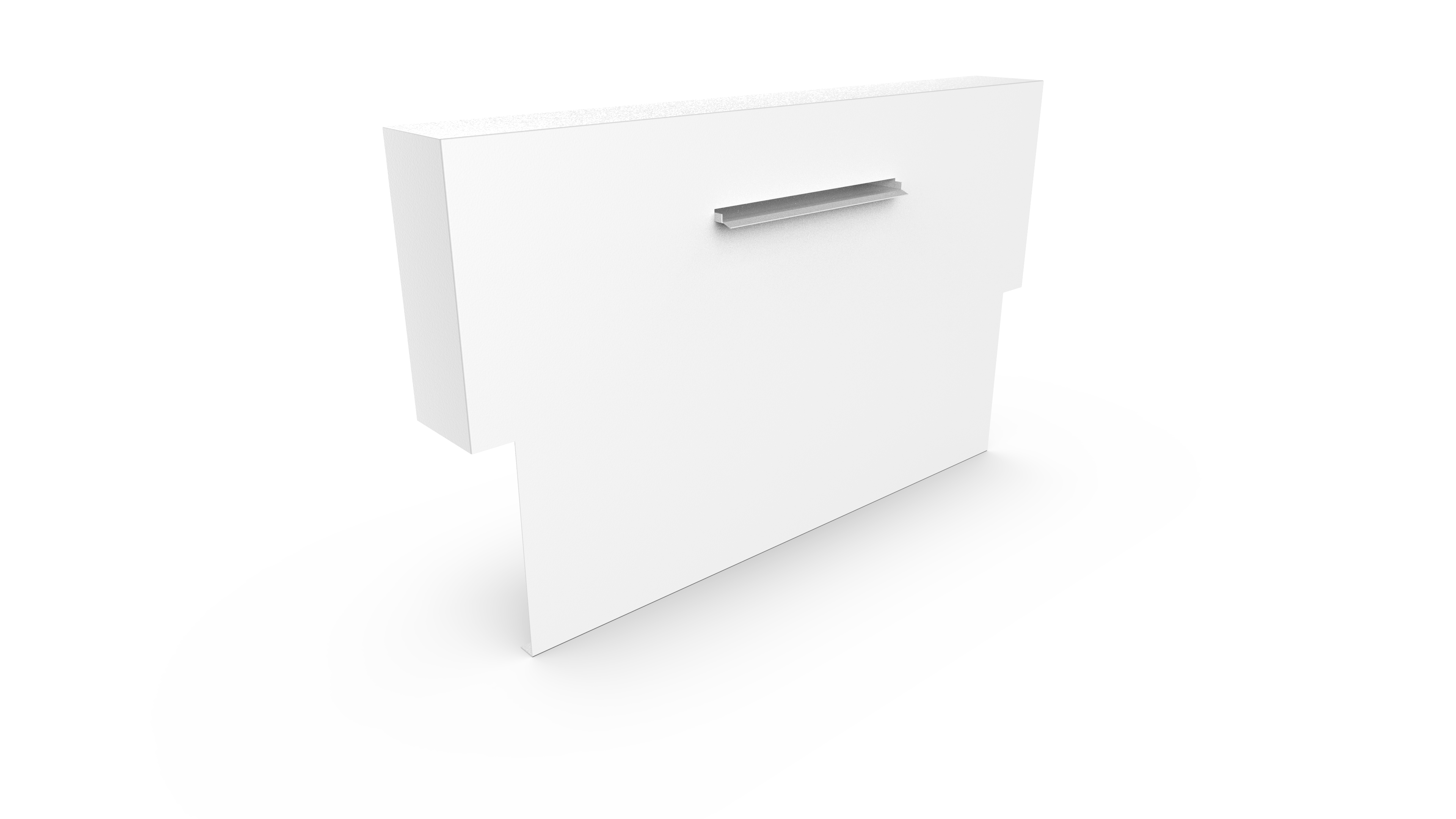 Water wall-Wall 5 White.100 aluminium waterval Cascadi