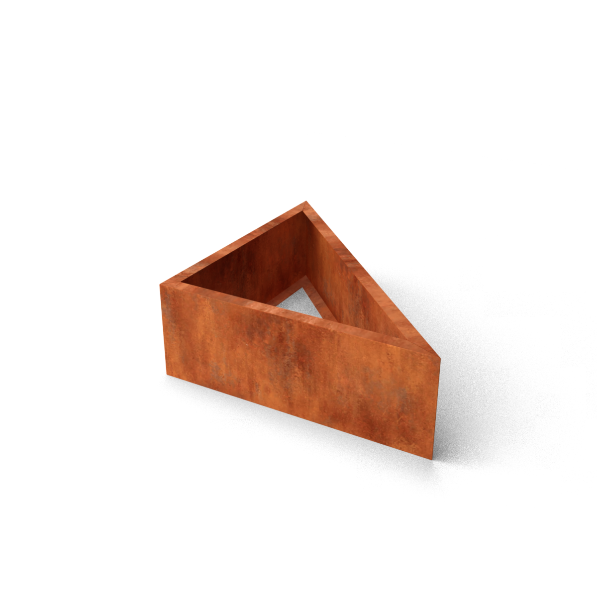 Donica Genus Triangle Corten Borders tuin