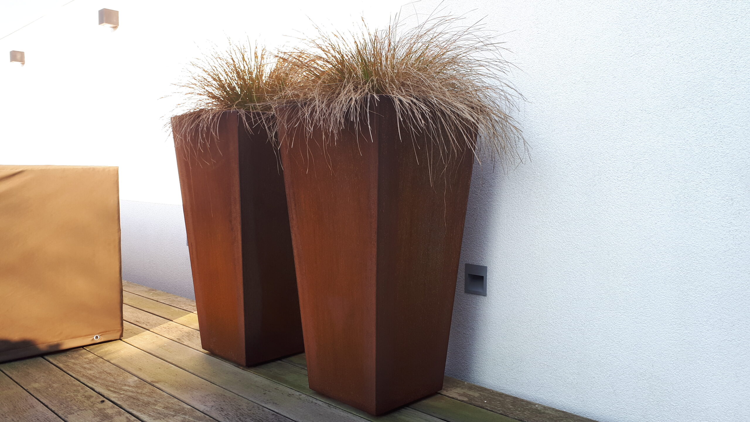 jardinière en corten